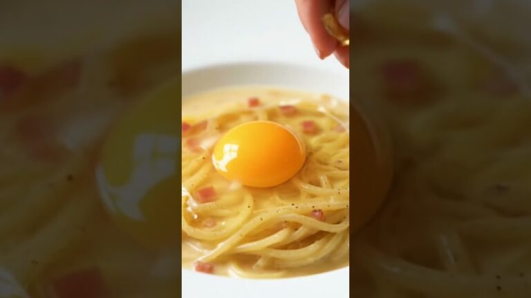 【美食】AIごはん！卵かけカルボナーラをご堪能ください。ai #aiasmr #relaxing