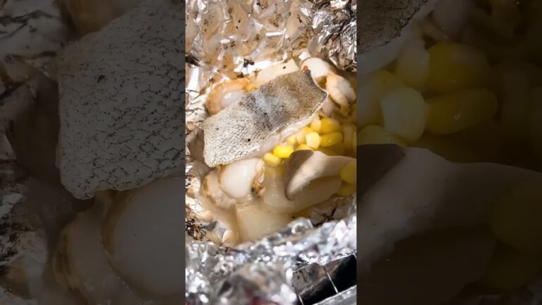 小田原 海鮮BBQ食べ放題　鱈とキャベツきのこにコーンと野菜たっぷり醤油バター味！　 小田原早川漁村 漁師の浜焼 あぶりや