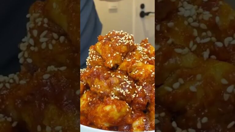【韓国料理レシピ】とろけるチーズかけヤンニョムチキン🍗