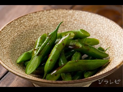 数秒でわかる「いんげんのピリ辛和え」の作り方