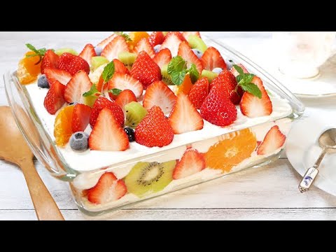 焼かずに出来るスコップケーキNo-Bake Easy Scoop Cake #StayHome and cook #WithMe