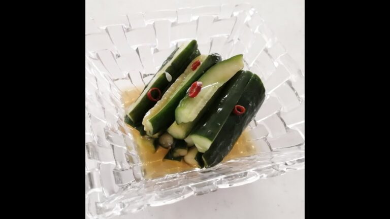 【ヤムテンクワー】タイ風きゅうり漬け・アジアン漬物・エスニック漬物・やみつききゅうり　　#shorts