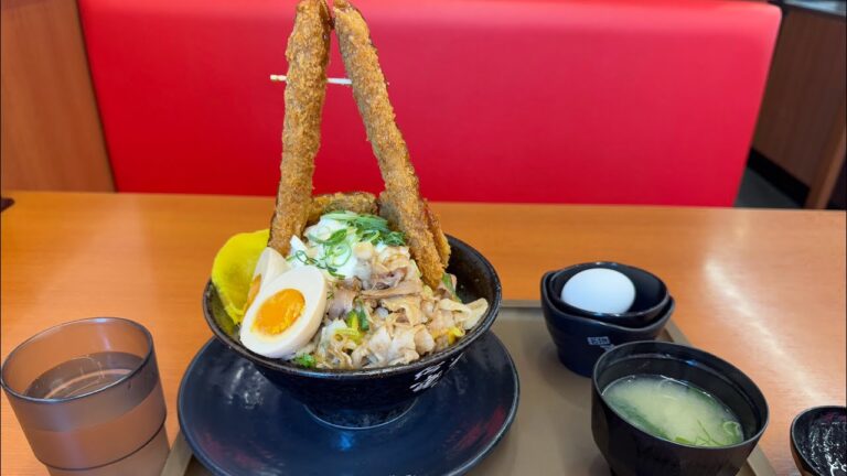 ２０２５年１月１４日販売開始　伝説のスタ丼屋　総重量1ｋｇ　すたみな必勝丼　食べてきました