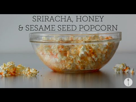 Sriracha Honey Seasame Popcorn | レシピ - 珍味毎日 | レシピ - 珍味毎日