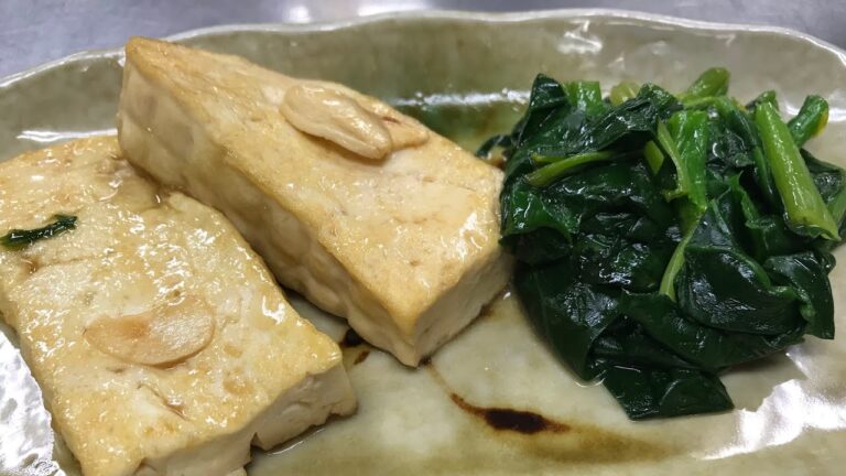 お家で簡単♪めんつゆを使って豆腐ステーキ♬「簡単レシピ」