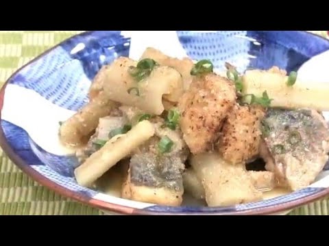 アジとたたきゴボウの南蛮漬け