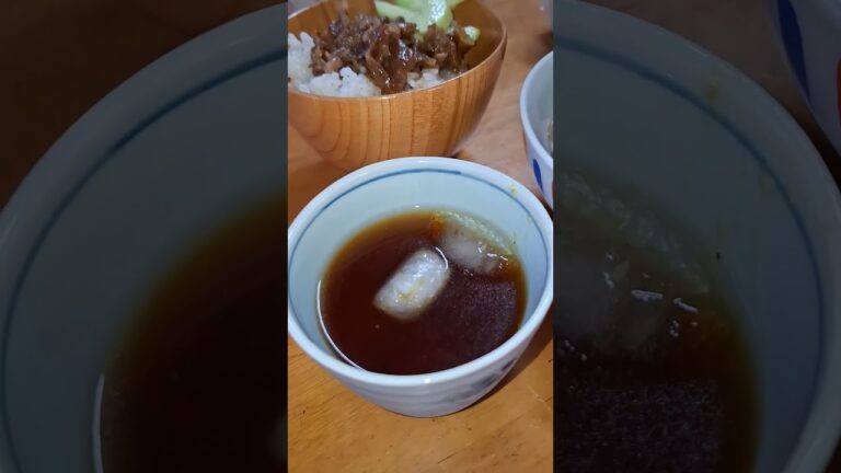 ７月７日のお昼ごはんは、牛肉しぐれ煮と、冷たいお蕎麦でした。