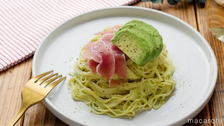 【アボカドと生ハムの冷製カルボナーラ】間違いない組み合わせ！絶品パスタレシピ♪