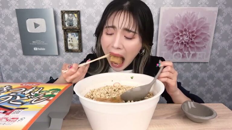 【逆再生】【大食い】ペヤングペタマックス！味変してきつねうどん食べた♪【ますぶちさちよ】