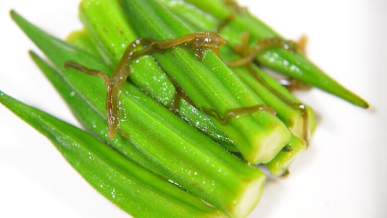 牛角風、オクラの旨塩漬け　How to make salted okra