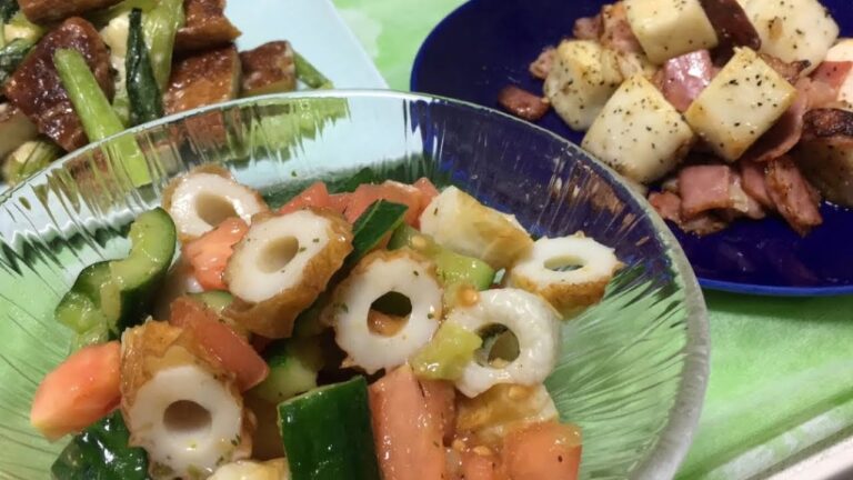 練り物が主役の洋風おつまみ３品作ってみた【簡単ボッチめし】