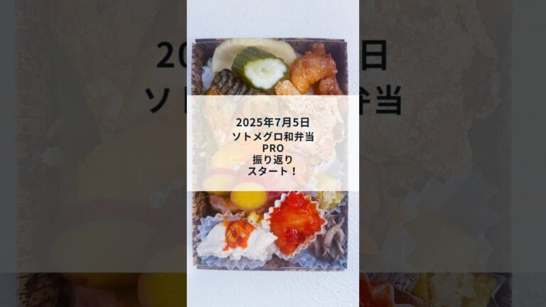 ソトメグロ和弁当PRO🍱豪華20品の夏弁当を振り返り（2025年7月5日）#Shorts#お弁当 #ソトメグロ弁当 #和弁当PRO #目黒グルメ #東京ランチ#つや姫 #washoku #Bento