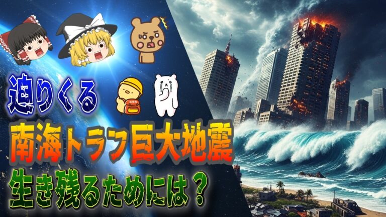 【緊急対策】迫りくる南海トラフ巨大地震、その時あなたが生き残るための方法を徹底解説！