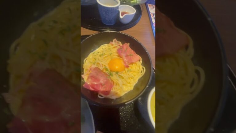 たまごのある風景🥚カルボナーラ🍝