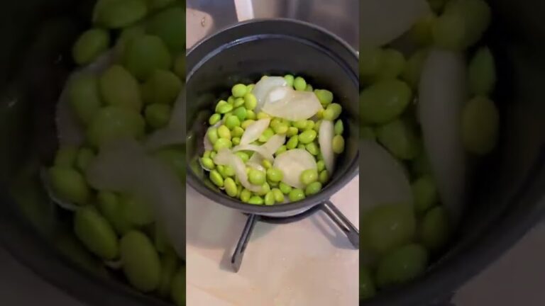 【短時間ですぐ出来る👍枝豆のポタージュ】#shorts #short #簡単レシピ #枝豆 #ポタージュ #夏野菜 #スープ #冷製スープ #自炊 #時短レシピ