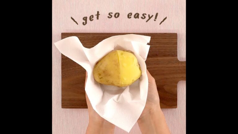 レンチンで簡単！じゃがいもの皮むき【sokka!】　生協の宅配パルシステム