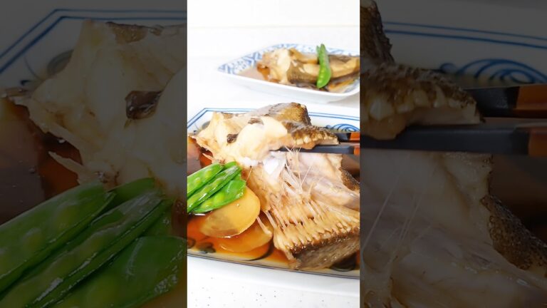 晩ご飯のおかず【煮魚】島根県産赤カレイの煮付け スーパーで買った魚がおいしいおかずに 地産地消ってエコにもつながる 魚を食べよう 1パック2切れ500円は安いです #shorts  #料理