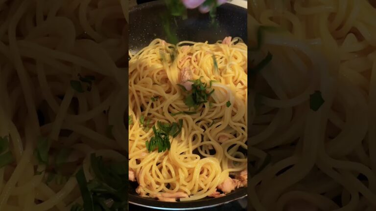 ツナと大葉の和風パスタ　#cooking #pasta #pastarecipe