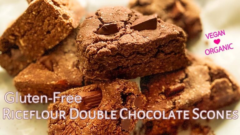 【グルテンフリー】米粉のダブルチョコスコーン|Gluten-Free★Double Chocolate Scones