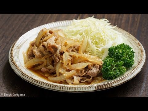 【合わせて火にかけるだけ】豚の生姜焼きの作り方【簡単】