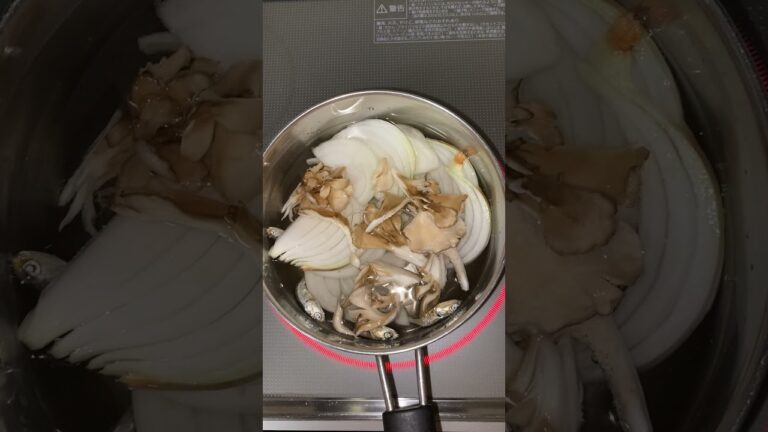 7時だよ！「みそ汁」の下ごしらえ　今日から高野豆腐を入れます♪  【（4毒抜きの）セラピスト飯】　#ショート 　#みそ汁