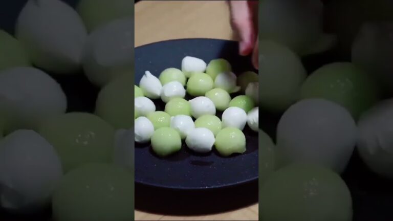 メロンとモッツァレラのおしゃれカプレーゼ