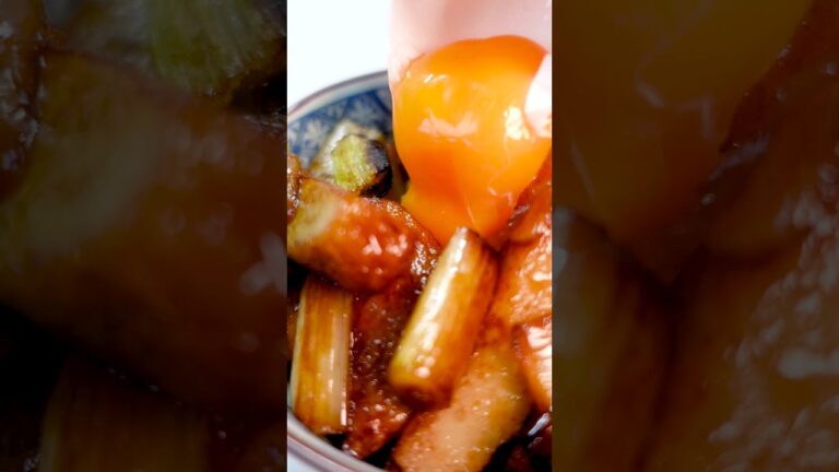 ニンニクバター＆甘辛醬油のさつま丼 Garlic Butter & Sweet & Spicy Soy Satsuma-age Rice Bowl