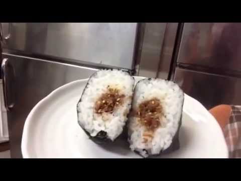 今日の遊香の日替わりおにぎりは梅かつお