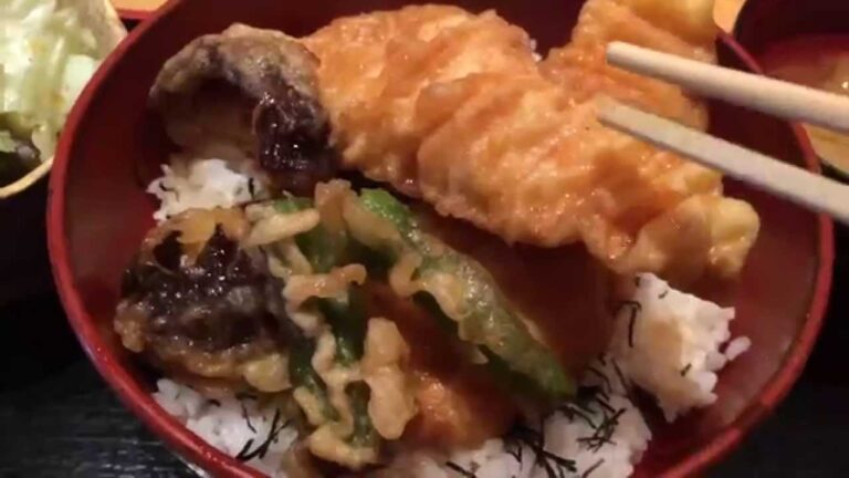 【ランチ】六本木今井屋本店・みちのく清流若鶏ささみの天丼