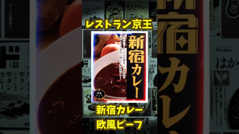 【新宿カレー 欧風ビーフ】レトルトカレー紹介