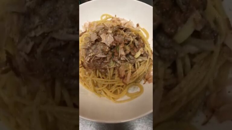 【簡単おつまみ】納豆パスタ　 #shorts