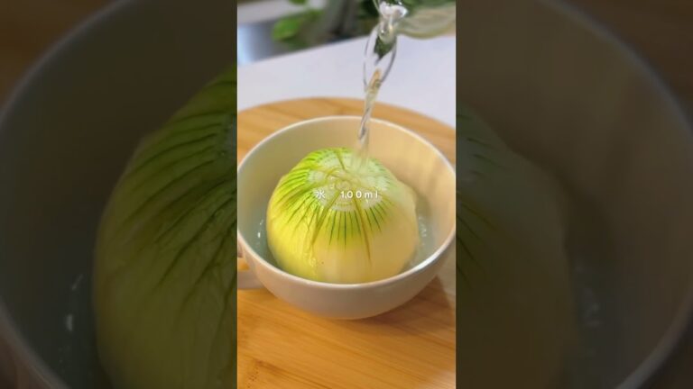 まるごと玉ねぎスープ🥣#簡単レシピ #産後ダイエット #レンチンレシピ #shorts