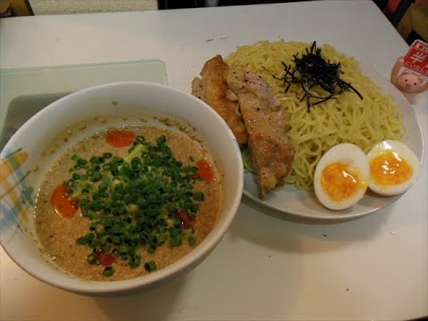 【ごまの風味と】ごま豆乳冷やしつけ麺【豆乳のさっぱりさ】