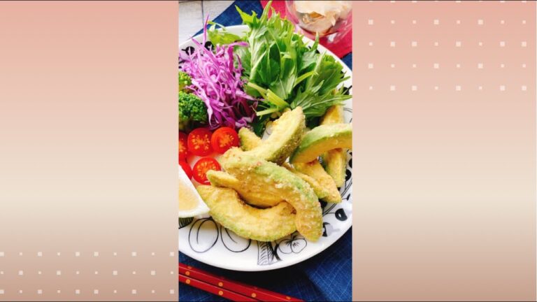 低糖質な【アボカドフライ】Fried avocado.