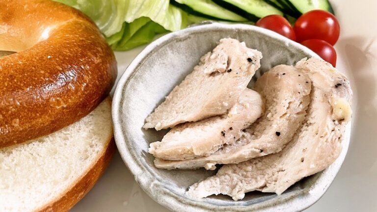 ほったらかし！簡単鶏ハム（サラダチキン）【人気料理研究家が教える簡単レシピ】