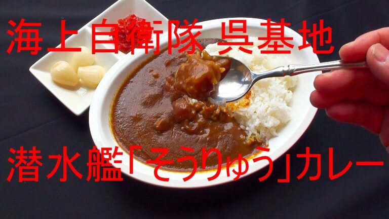 呉海自カレー2016 潜水艦「そうりゅう」カレー 【至福の喫食】