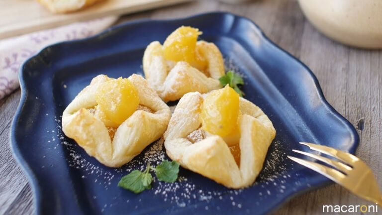 トースターで おしゃスイーツ もっちり 栗きんとん パイの レシピ 作り方