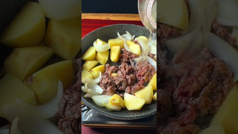 肉じゃがを食べよう #shorts