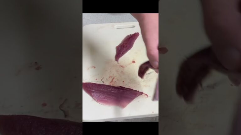 釣れたスマガツオをユッケにしてみた！