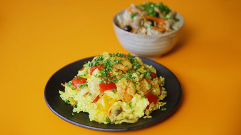 炊飯器入れるだけ冷凍ストック2種 (パエリア風/ 炊き込みご飯)