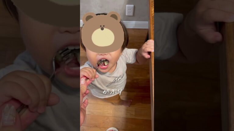 1歳半茄子嫌い息子が食べた！