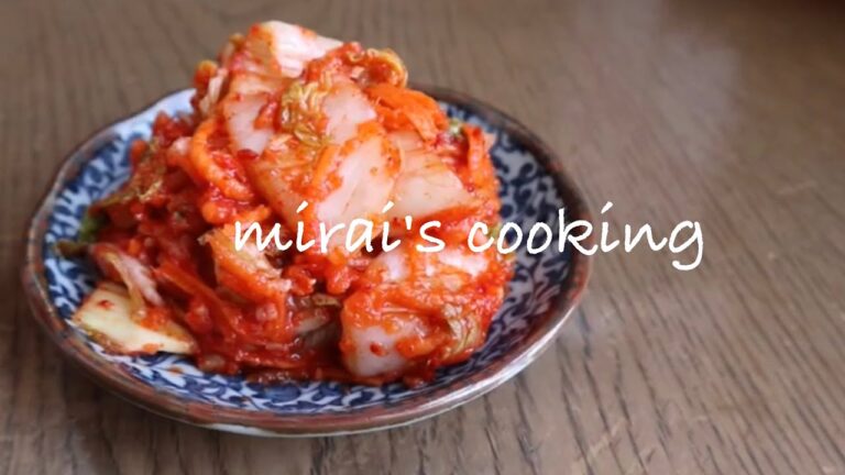 cooking : 一人暮らし女子でもつくれる、自家製キムチの作り方