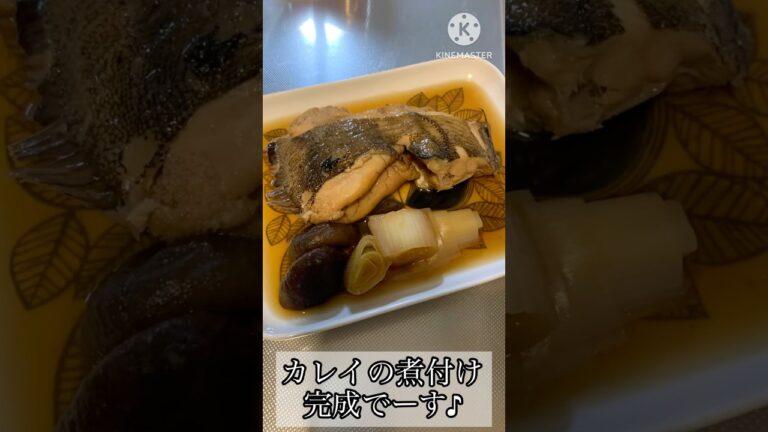 【今が旬】ご飯が進む🍚カレイの煮付け#shorts #料理 #レシピ