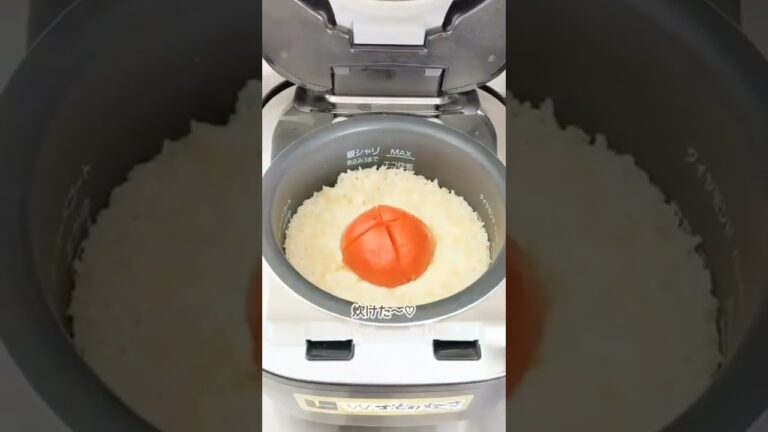 【簡単すぎる炊飯器レシピ】まるごとトマトのチーズトマトピラフ╎時短╎#shorts