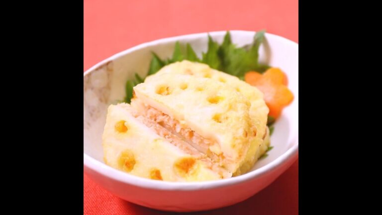 魚でもはさみ揚げができる！鮭のレンコンはさみ揚げ ｜ moguna[モグナ]