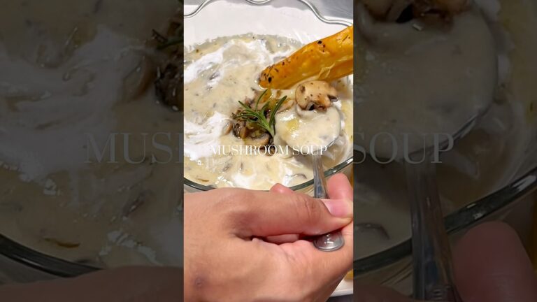 MUSHROOM CREAMY SOUP #mushroomsoup #jamurkancing #resepsupjamur #supjamur #mushroomsouprecipe
