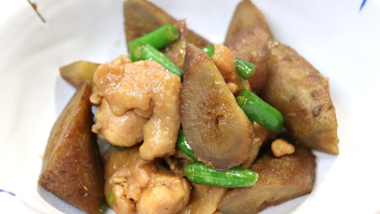 ごぼうと鶏もも肉の炒り煮【料理】