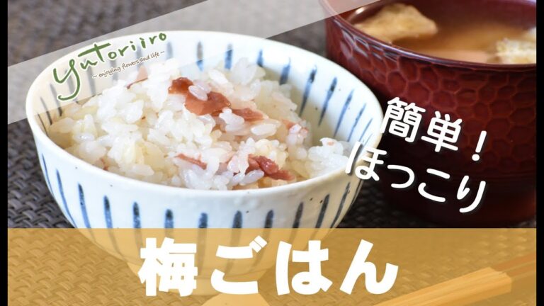 梅ごはん　簡単！ほっこり