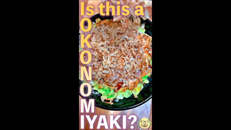 お好み焼き？　#Shorts　#お好み焼き　#大阪　#簡単　#オクラ　#キャベツ　#料理　#レシピ