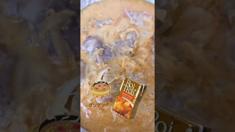 【カルディ】ココナッツミルク味のマサマンカレーが美味しかった！ #kaldi #カルディ